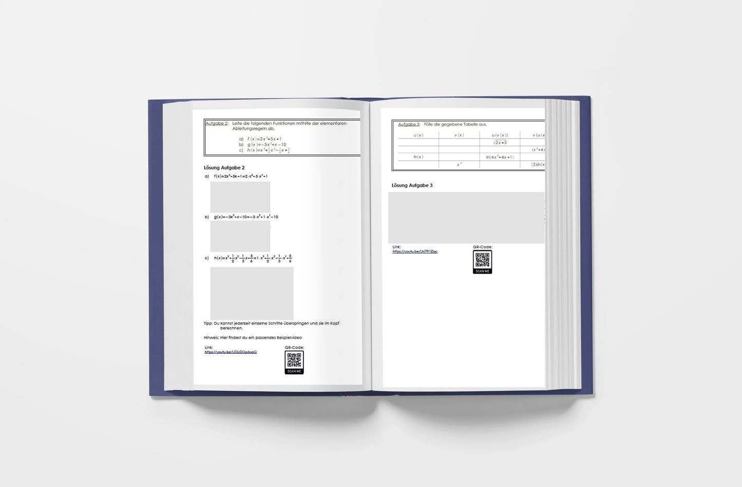 e-Book mit Übungsaufgaben: Ableitung