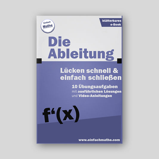 e-Book mit Übungsaufgaben: Ableitung