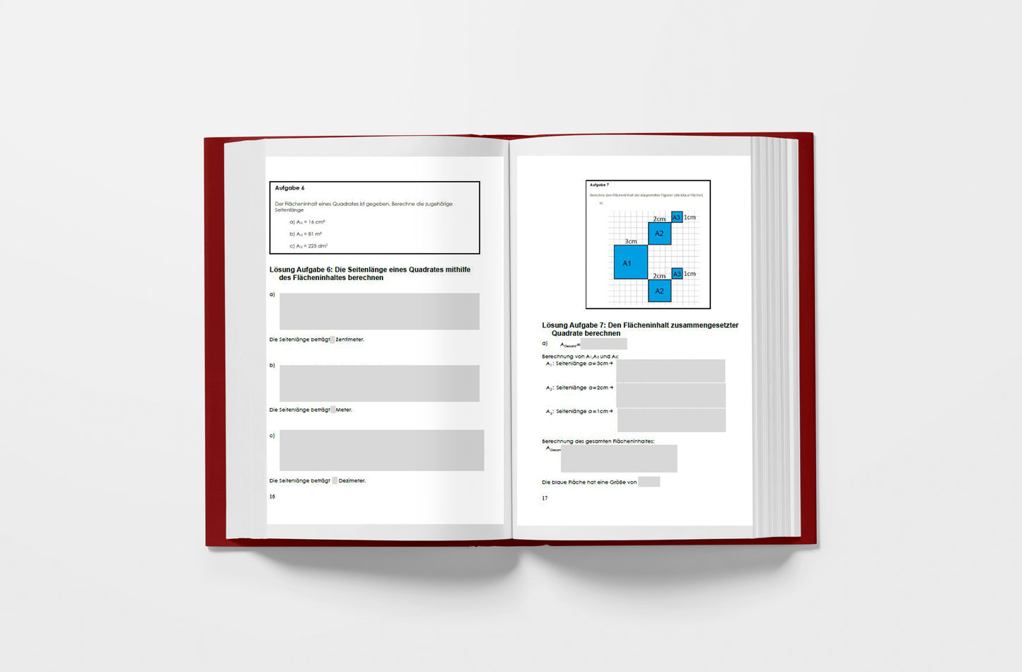 e-Book mit Übungsaufgaben: Das Quadrat
